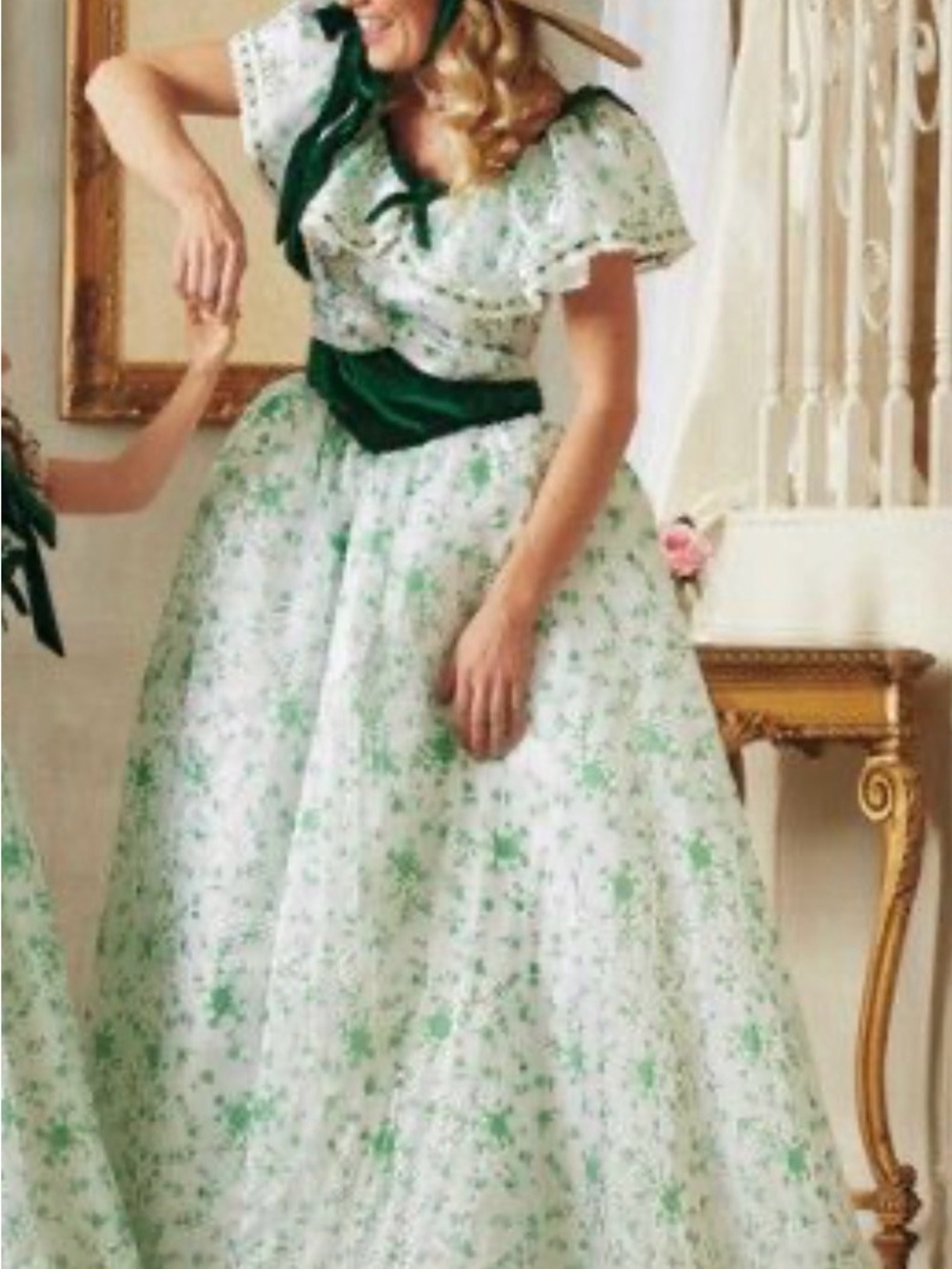 Chasing Fireflies Gone with the Wind Scarlett OHara Barbecue Dress Halloween